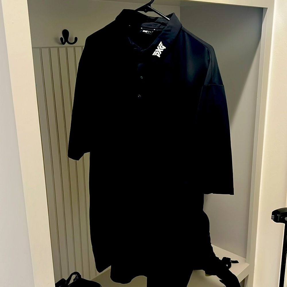 PXG black golf polo XL